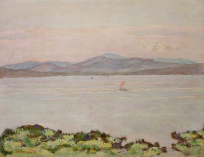 La Napoule ve St. Raphael arasındaki Körfez by Pierre Bonnard