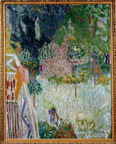 Çiçekli elma veya balkon Vernonet Tablosu Pierre Bonnard (1867-1947) 1920 Dim 1x0.8 m Brest güzel sanatlar müzesi by Pierre Bonnard