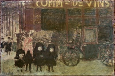 Taksi ya da Şarap ticareti ya da Okuldan ayrılma by Pierre Bonnard