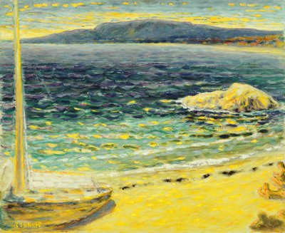 Marine, c.1910 (tuval üzerine yağlı boya) by Pierre Bonnard