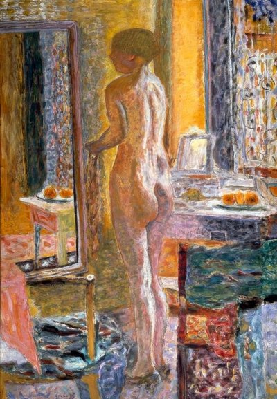 aynada çıplak (La Toilette) by Pierre Bonnard