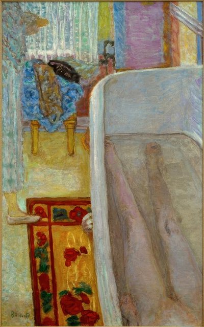küvette çıplak by Pierre Bonnard