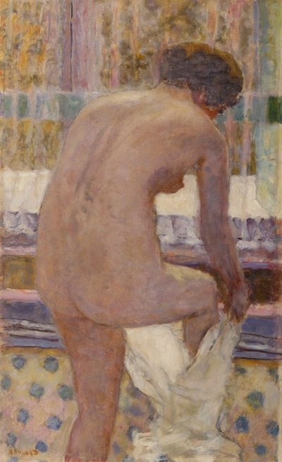 çıplak soyunma by Pierre Bonnard
