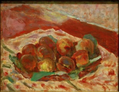 şeftali sepeti by Pierre Bonnard