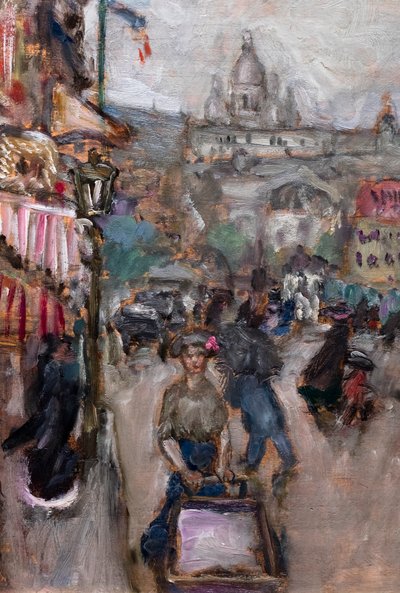 Paris manzarası veya Les Batignolles, detay by Pierre Bonnard