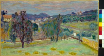 Akşamları mor manzara by Pierre Bonnard