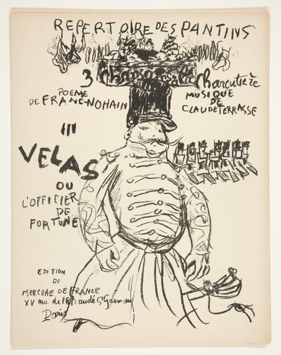 Theatre des Pantins Dizini - altı şarkı by Pierre Bonnard