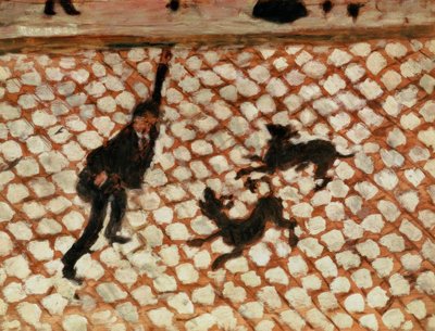 sokak sahnesi by Pierre Bonnard