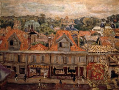 Arcachon'da sokak. 1930 (tuval üzerine yağlı boya) by Pierre Bonnard