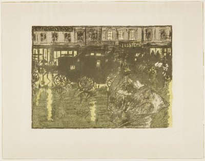 Yağmurda Gece Sokak, c. 1896-1897 (1899