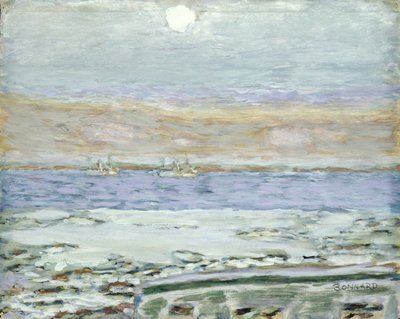 Cannes Körfezi, 1930-33 (kağıt üzerinde guaj ve wc) by Pierre Bonnard