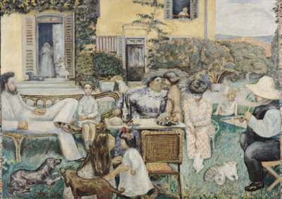 Burjuva Öğleden Sonrası veya Terrasse Ailesi by Pierre Bonnard