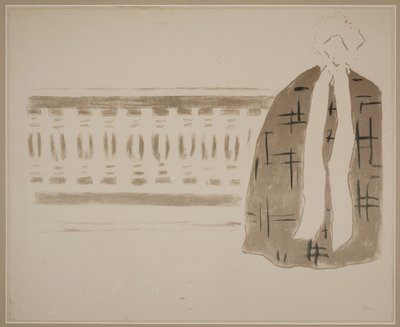 İsimsiz (balkondaki kadın) by Pierre Bonnard