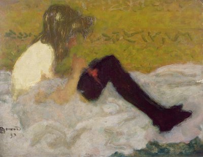 Siyah Çoraplı Kadın, 1893 (petrol) by Pierre Bonnard