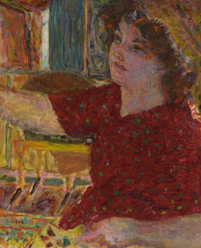 Genç Kadın Resmi; genç kadın, resim by Pierre Bonnard