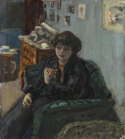 İç Mekanda Genç Kadın, 1906 dolayları (tuval üzerine yağlı boya) by Pierre Bonnard
