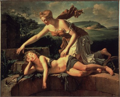 Çocuk ve Servet. Pierre Bouillon (1776 - 1831) tarafından yapılan boyama by Pierre Bouillon