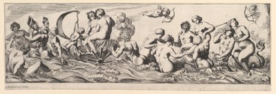 Bacchanal, 17. yüzyıl. by Pierre Brebiette