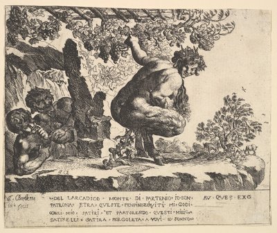 Satirlerin Doğuşu, 1610-42. by Pierre Brebiette