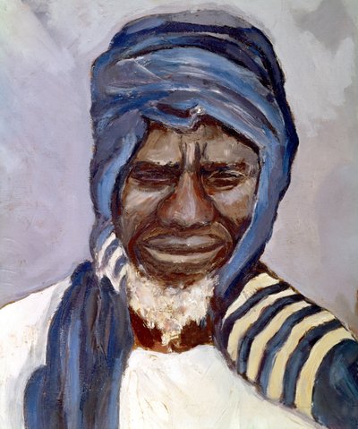 Samory Toure'nin Portresi, 1870-1890 dolayları (resim) by Pierre Castagnez