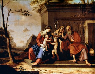 Kutsal Aile, 1655 by Pierre Cauchy