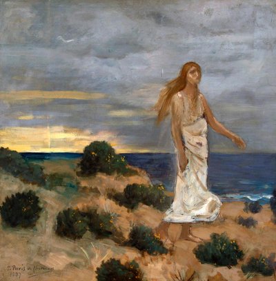 Sahildeki Kadın