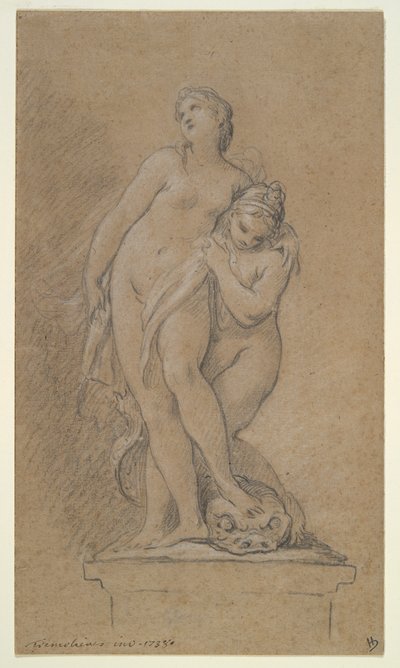 Nereid Tarafından Desteklenen Venüs by Pierre Charles Tremolieres
