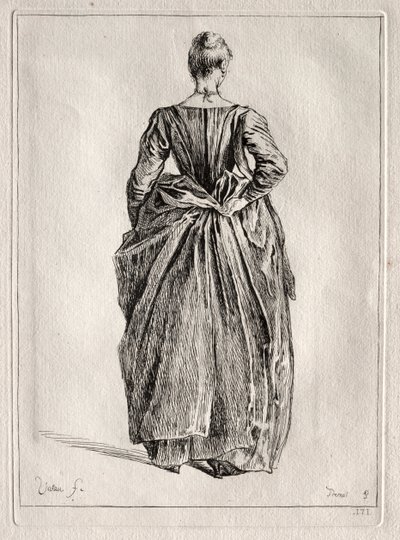 Arkadan Bir Kadının İncelenmesi by Pierre Charles Trémolière