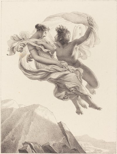 Zephyr ve Ruh by Pierre Claude François Delorme