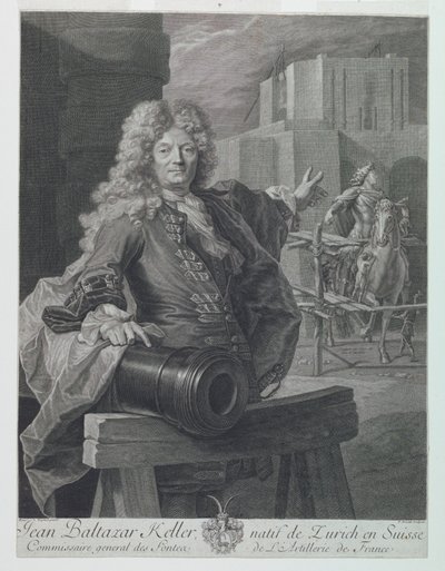 Jean-Balthasar Keller'ın Portresi by Pierre Drevet