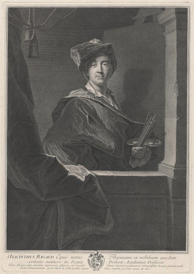 Sümbül Rigaud by Pierre Drevet, after Hyacinthe Rigaud