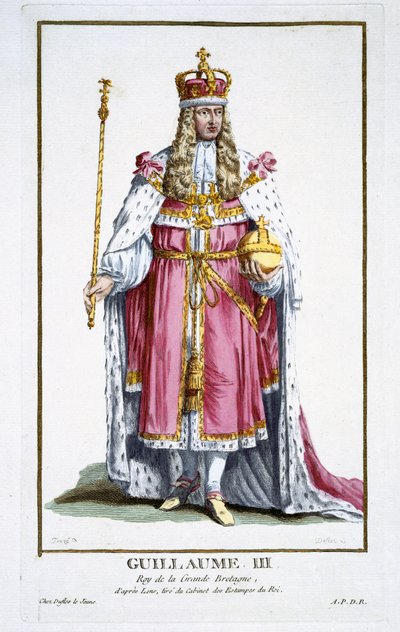 Orange'lı William III (1650-1702), 1780 by Pierre Duflos