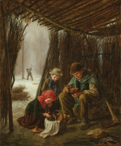 Oduncunun Yemeği by Pierre Edouard Frere