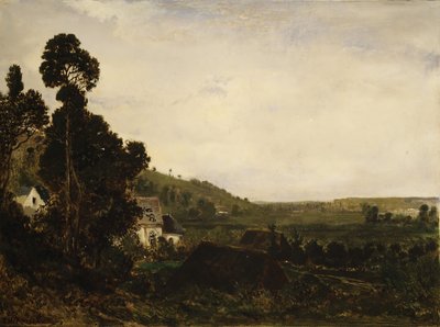 Bir Vadide Eski Bir Şapel, ca. 1835. by Pierre Etienne Theodore Rousseau