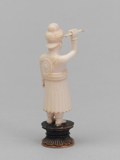 Siyah piyon, satranç taşı, Hindistan by Pierre Eugene (after) Grandsire