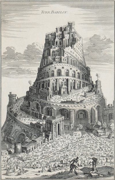 Babil Kulesi by Pierre Fourdrinier
