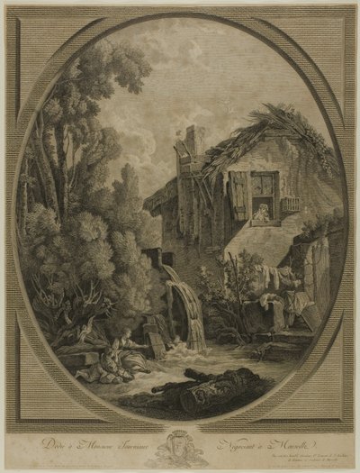 yel değirmeni, manzara by Pierre Francois Laurent