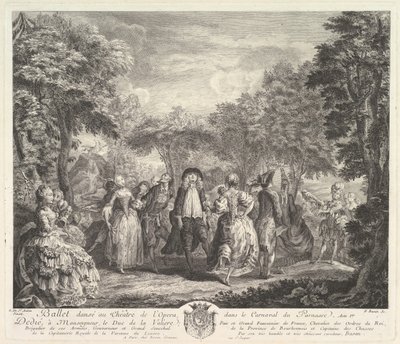 Parnassus Karnavalı, 1761-62. by Pierre François Basan