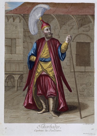 Yeniçerilerin kaptanı Tchorbadgi, “” 1707 ve 1708
