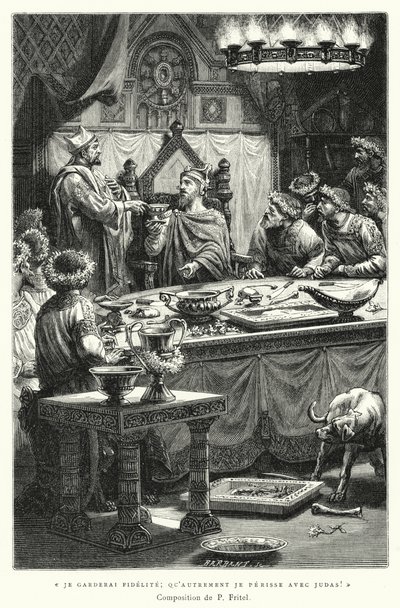 Sadakatimi koruyacağım, yoksa Yahuda ile birlikte yok olacağım! (Oymak) by Pierre Fritel