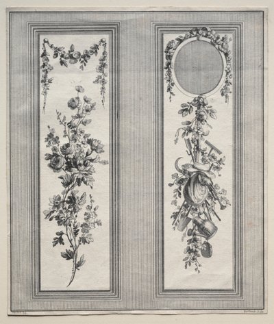 Bahçe Süsleme. by Pierre Gabriel Berthault
