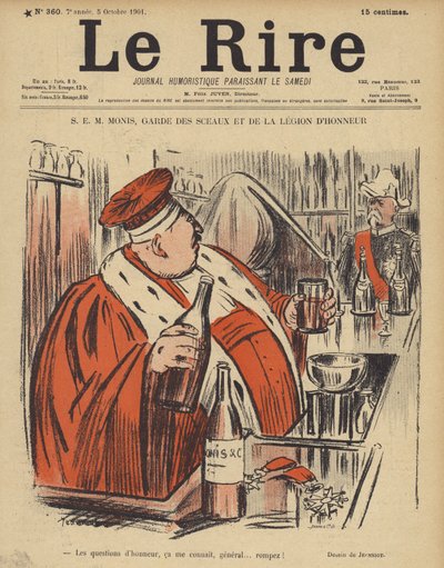 Le Rire için İllüstrasyon by Pierre Georges Jeanniot