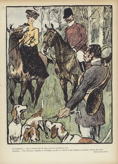 Le Rire için İllüstrasyon by Pierre Georges Jeanniot