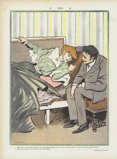Le Rire için İllüstrasyon by Pierre Georges Jeanniot