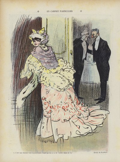 Le Rire için İllüstrasyon by Pierre Georges Jeanniot