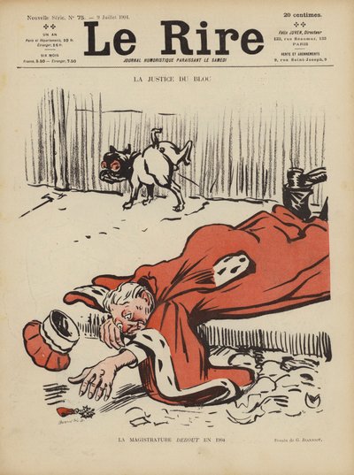 Le Rire için İllüstrasyon by Pierre Georges Jeanniot