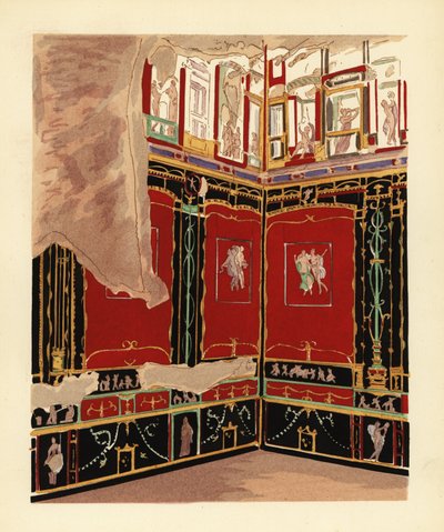 Exedra, Pompeii, Vettii Evi