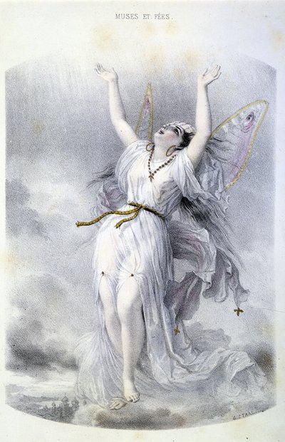 Peri: La Peri - “Mitolojik kadınlar”da, Mery ve Foelix tarafından, hasta. Yazan: G. Staal, ed. Gouet tarafından by Pierre Gustave Eugene Staal