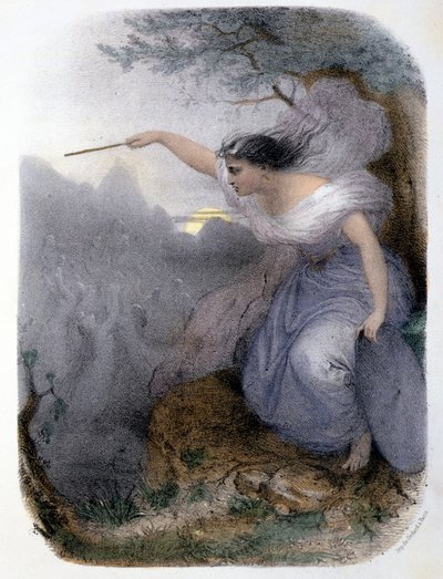 Peri Willis - Mery ve Foelix tarafından “Mitolojik Kadınlar” da, hasta. Yazan: G. Staal, ed. Gouet tarafından by Pierre Gustave Eugene Staal