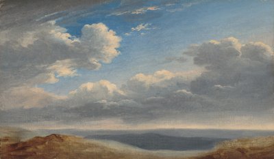 Roma Campagna Üzerindeki Bulutların İncelenmesi by Pierre Henri de Valenciennes